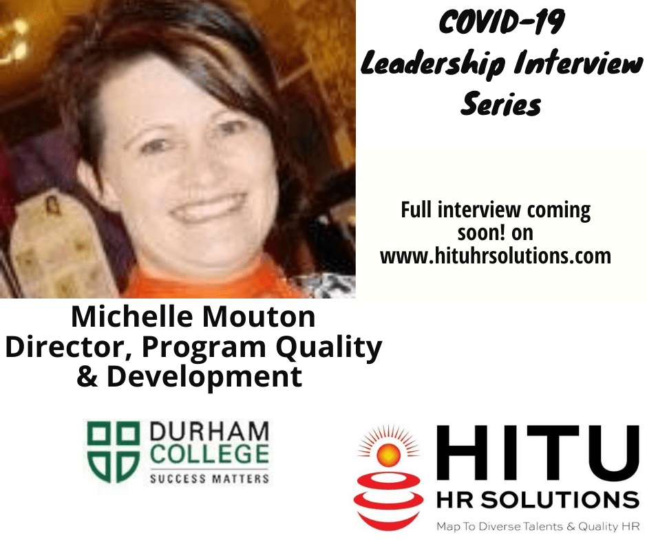 Leadership Interview Series 2020 presents Michelle Mouton